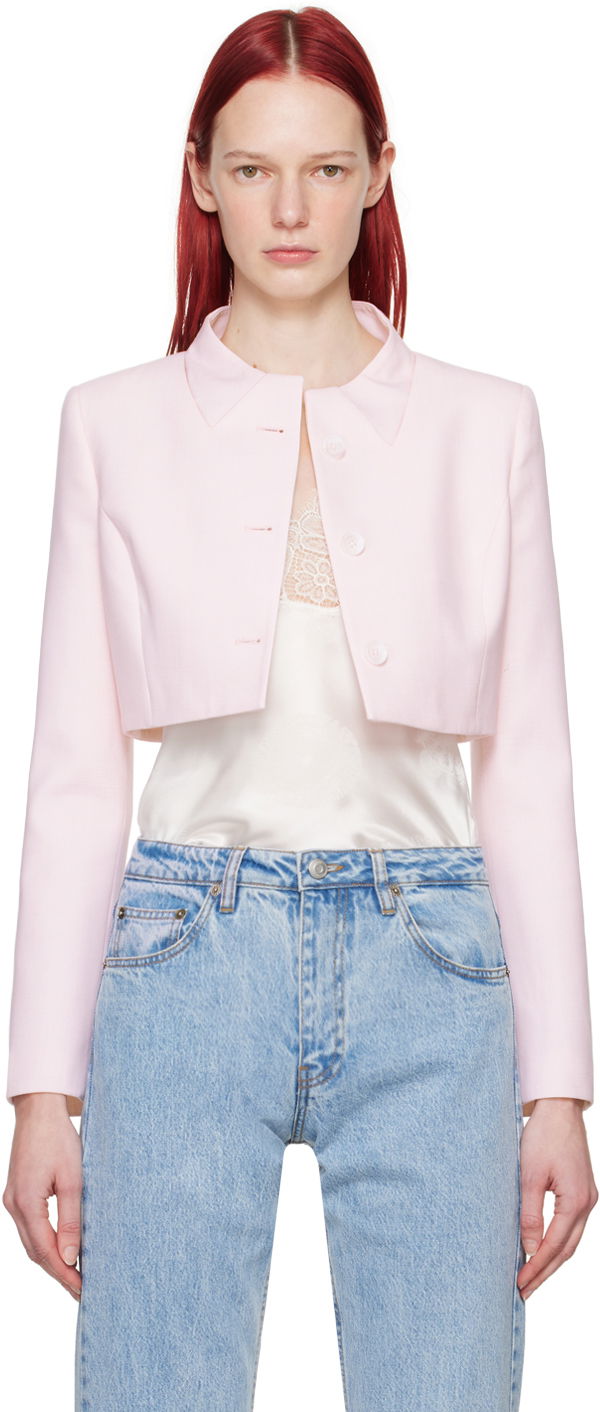 Куртка Coperni Coperni Cropped Jacket Рожевий | COPV33BIS834