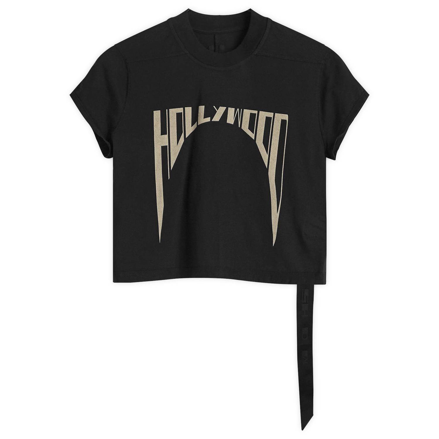 Кроп-топи Rick Owens Rick Owens DRKSHDW Cropped Small Level T-Shirt, Size Large чорний | DS01E3207-RNEP2-0908, 0