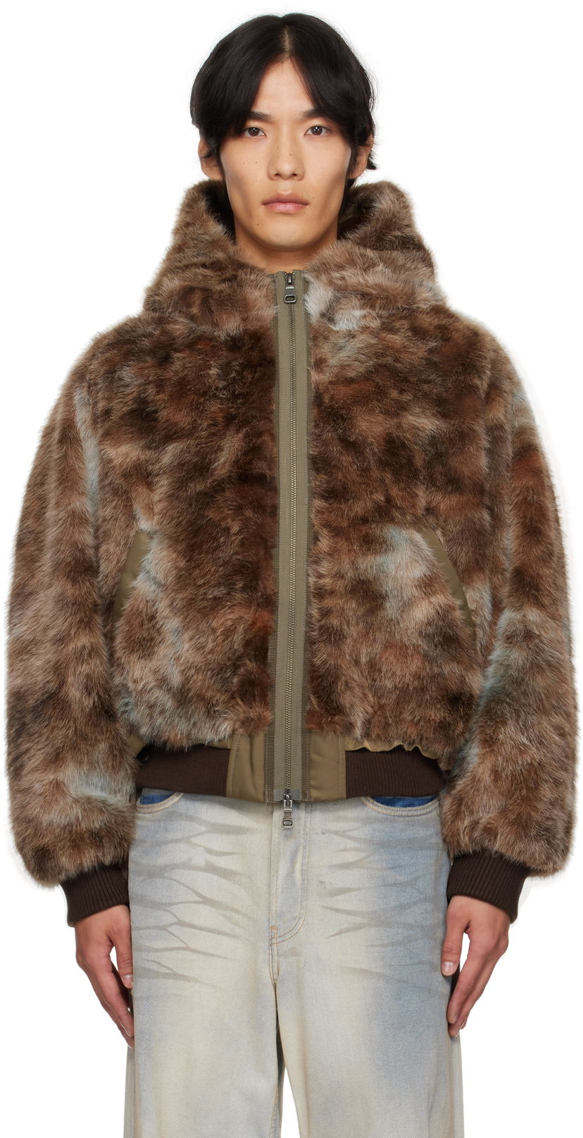 Куртка Andersson Bell Andersson Bell Vanessa Faux-Fur Jacket Коричневий | awa728w