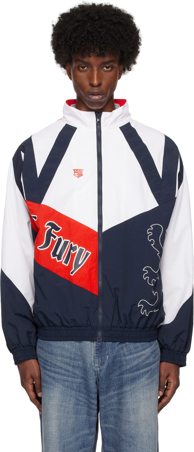 Куртка Neighborhood Track Jacket білий | 242TSNH-JKM13