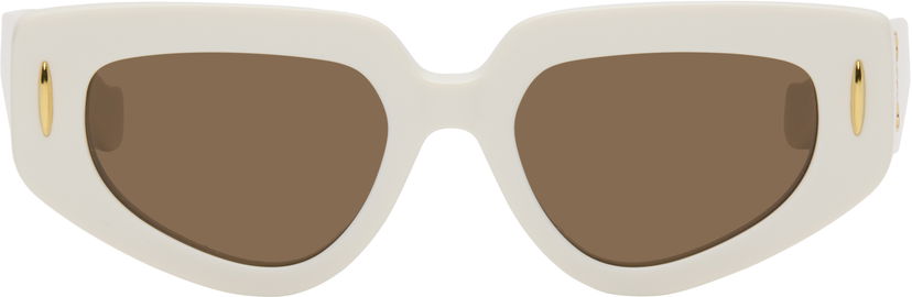 Сонцезахисні окуляри Loewe Loewe Small Butterfly Screen Sunglasses білий | LW40160IW5125E 192337224812