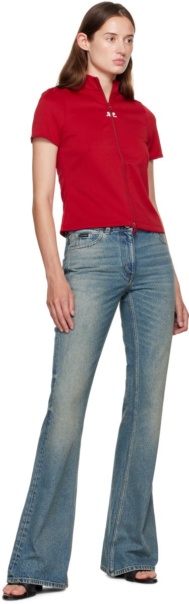 Джинси Courrèges Courrèges Bootcut Jeans Синій | VESDPA918DE0041, 3