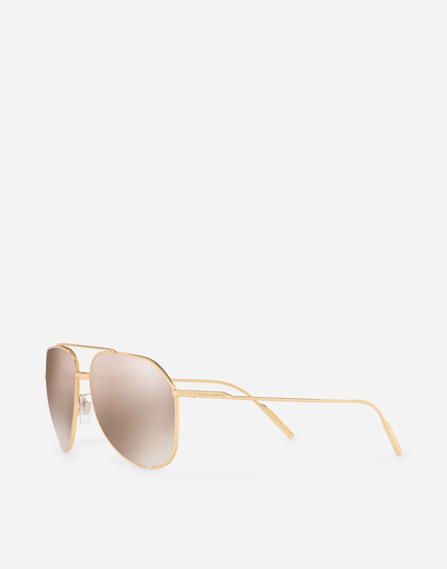 Сонцезахисні окуляри Dolce & Gabbana Dolce & Gabbana Icons Gold Edition Aviator Sunglasses Металік | VG2166VM2F99V000, 1