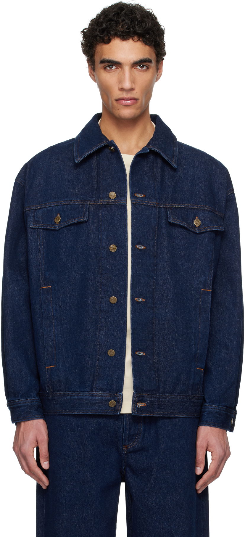 Куртка A.P.C. A.P.C. Elvis Denim Jacket Синій | COHJI-H02913