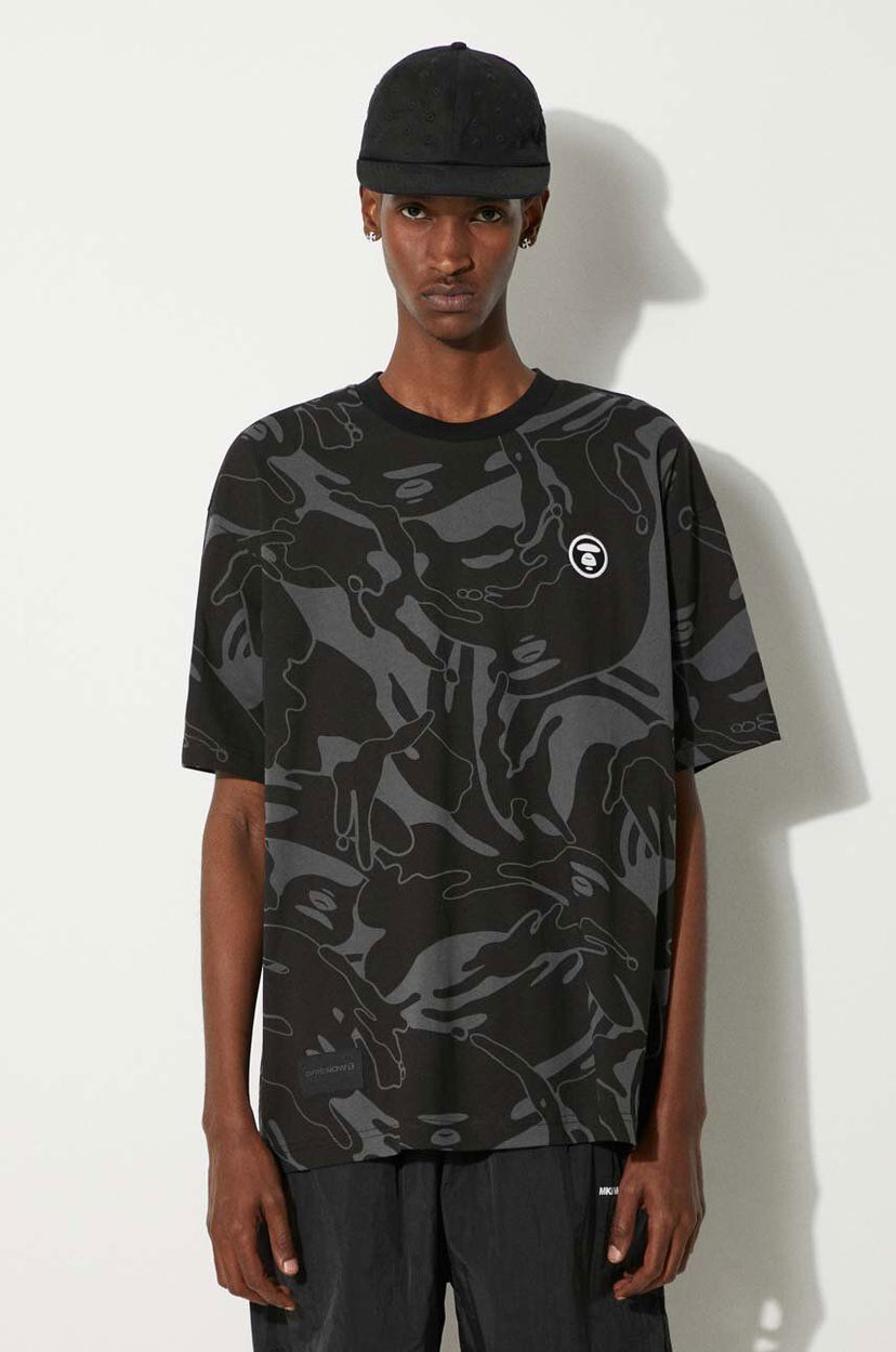 Футболка AAPE by A Bathing Ape AAPE Tee T-Shirt чорний | AAPTEM1415XXM