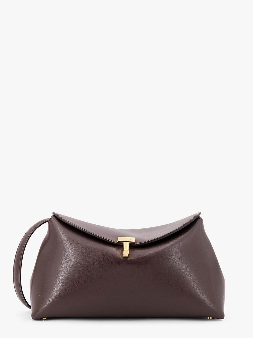 Сумочка TOTEME Toteme T-Lock Shoulder Bag Коричневий | 244WAL950LE0025213