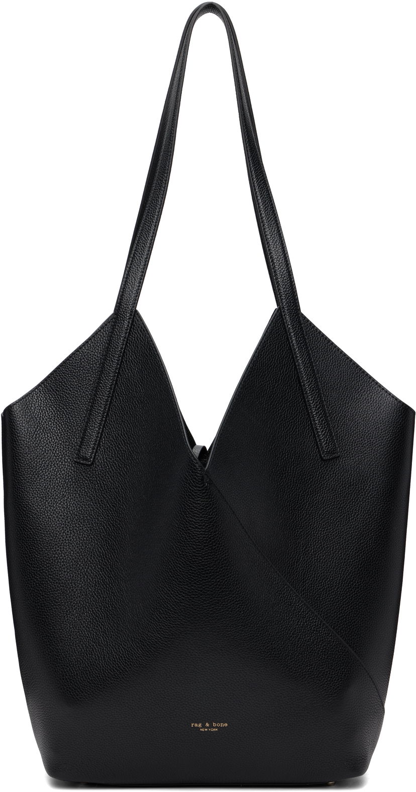 сумка-тоут rag & bone Rag & Bone Alix Leather Tote чорний | LE100823