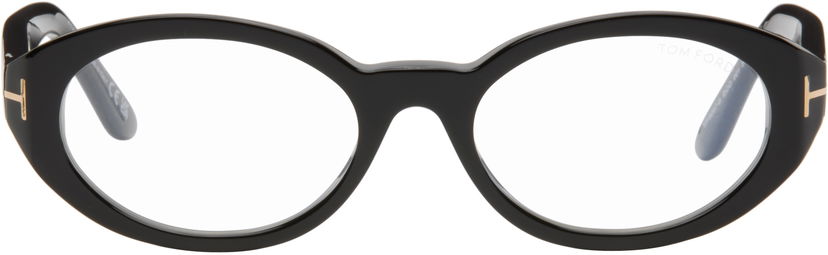 Сонцезахисні окуляри Tom Ford Tom Ford Oval Glasses чорний | FT6067-B_54001