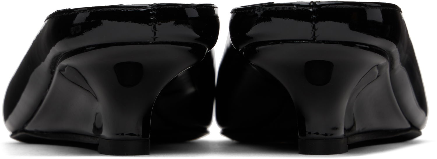 Кросівки та взуття TOTEME Sharp Patent Wedge Mules by чорний | 251-WAS0179-LE0091, 1