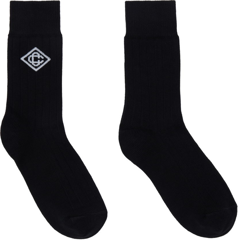 Шкарпетки Casablanca Dress Socks чорний | APS25-ACC-086-03