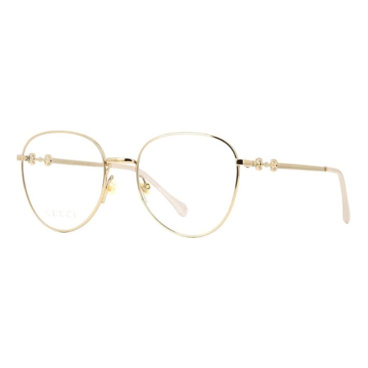 Сонцезахисні окуляри Gucci Gucci Horsebit Round Optical Glasses Металік | GG0880O-001