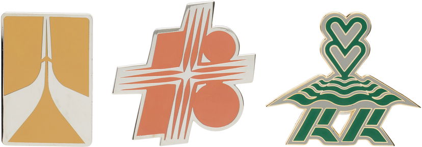 Pin KIKO KOSTADINOV Kiko Kostadinov Sunrise Brooch Set Помаранчевий | KKWSS25ACC04-127