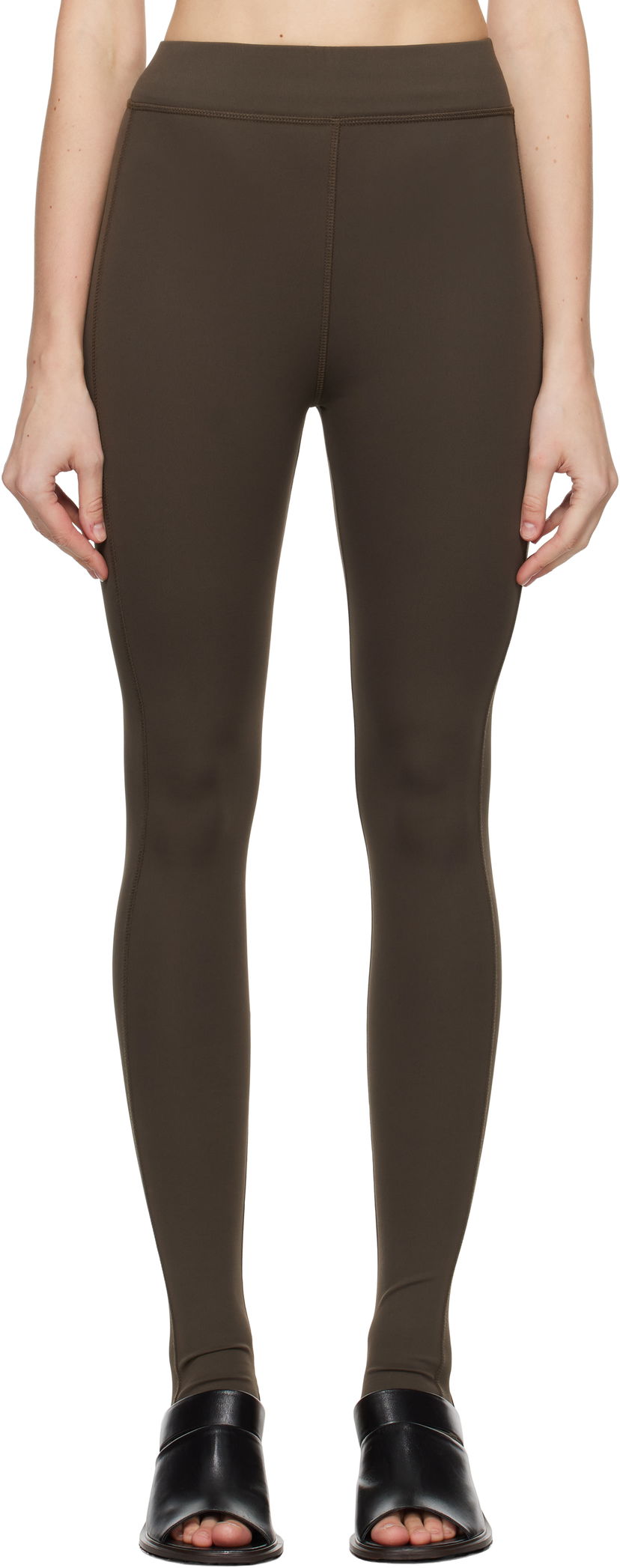 Легінси LEMAIRE LEMAIRE Second Skin Jersey Leggings Зелений | PA1144 LJ1023