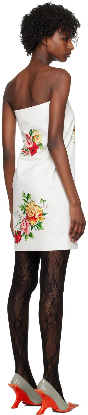 плаття We11done We11done Printed Strapless Mini Dress білий | WD-OP1-23-016-W-MX, 2