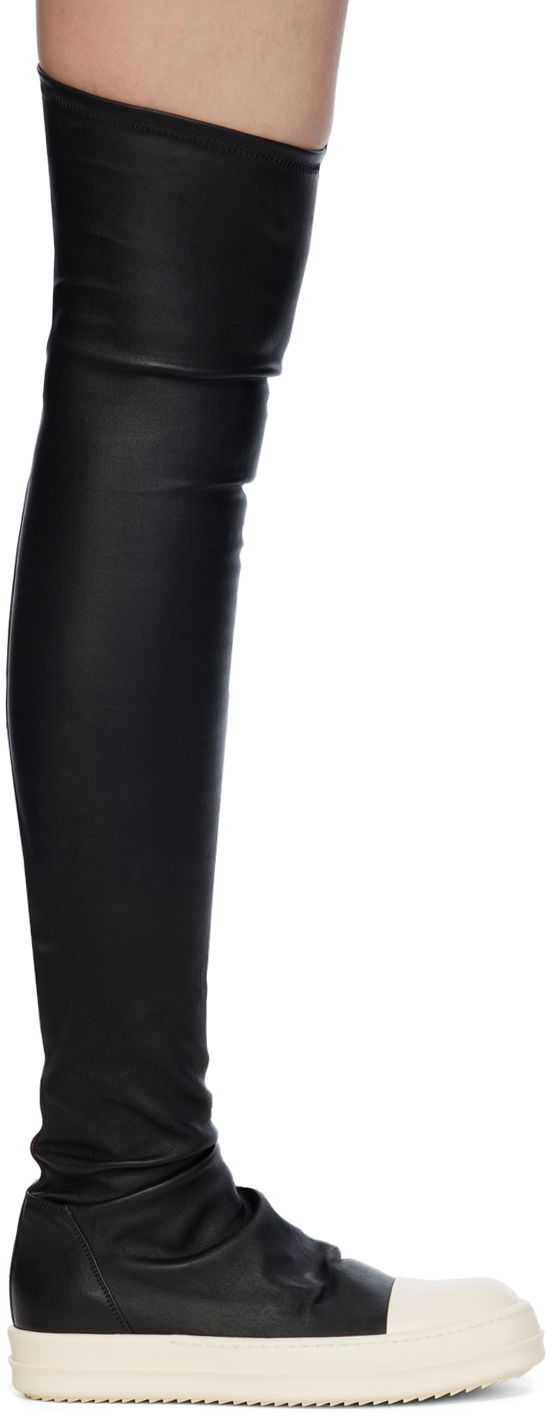 Кросівки та взуття Rick Owens Stocking Boots "Black" чорний | RP01D2893 LS