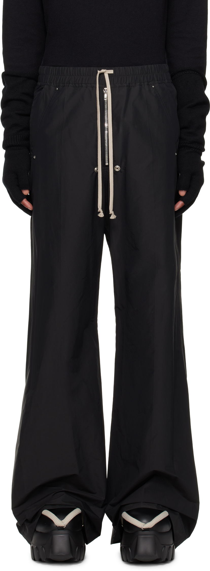 Штани Rick Owens Belas Trousers чорний | MU02D2A02 M4431