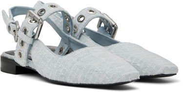 Одяг rag & bone Rag & Bone Moto Astra Slingback Slippers Синій | WFF25SF1013CO13, 3
