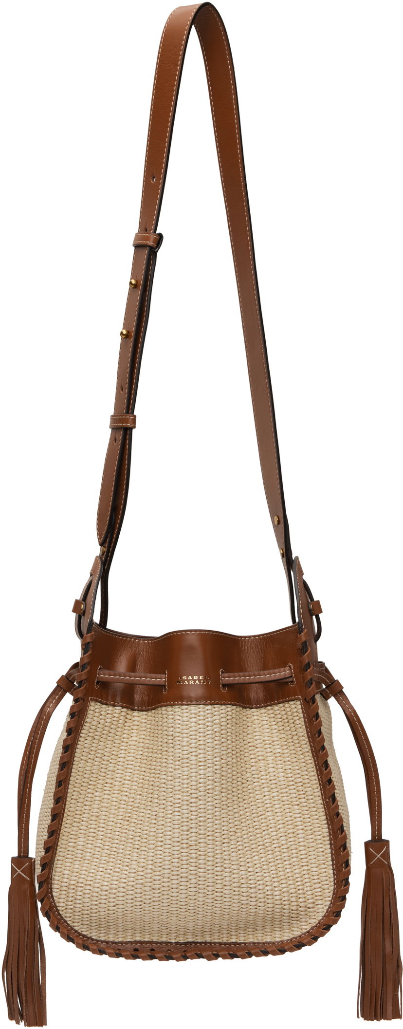 Сумочка ISABEL MARANT Isabel Marant Silao Raffia Shoulder Bag бежевий | PP0306FB-C1X09M