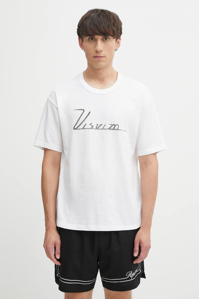 Футболка visvim Visvim Jumbo Tee S/S Printed T-Shirt білий | 125105010025