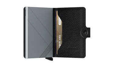 Гаманець Secrid Miniwallet "Stitch Linea Black" чорний | MSt-Linea-Black, 2
