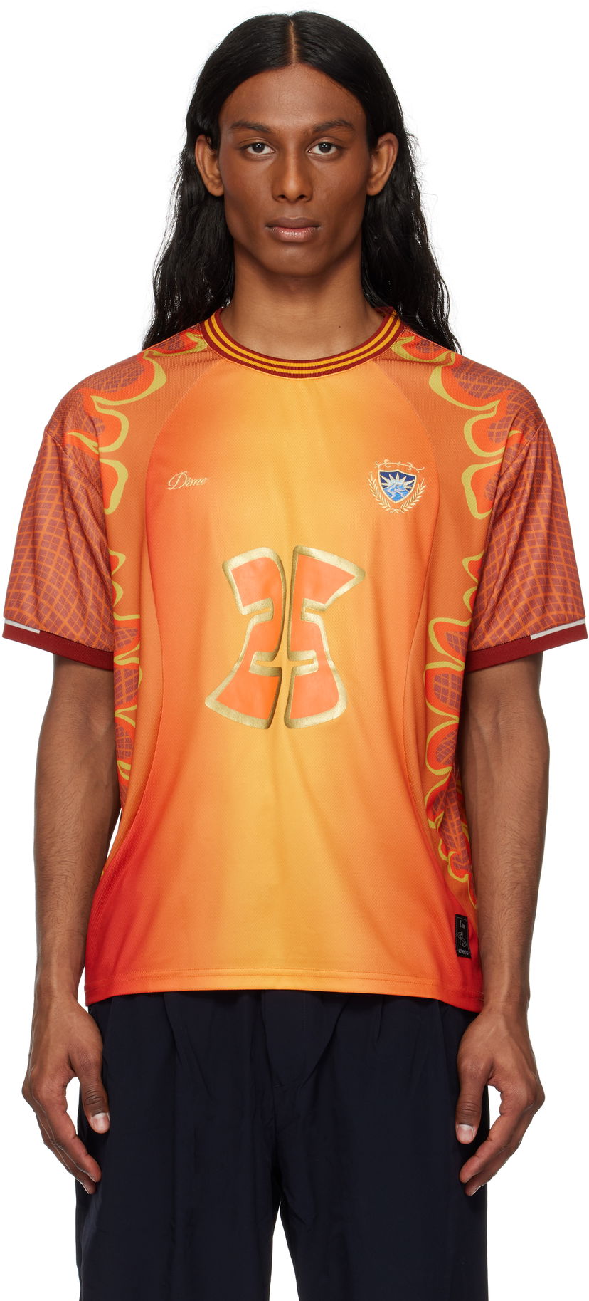 Джерсі Dime Dime Holy Flame Jersey T-Shirt Помаранчевий | DIME2SP257HEL