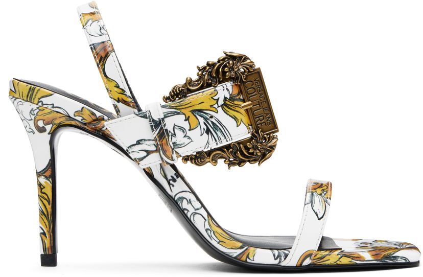 Аксесуари Versace Versace Jeans Couture Emily Slingback Heeled Sandals Різнокольоровий | E78VA3S71_EZS366