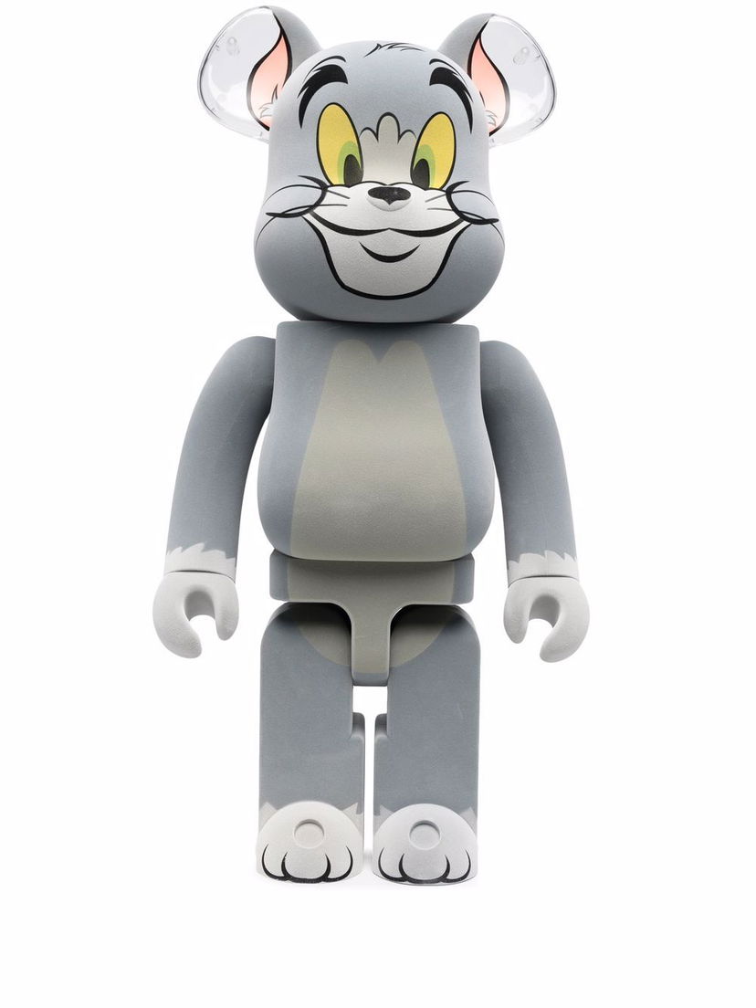 Колекційний Medicom Toy Tom flocked Be@rbrick toy - Grey Сірий | 1000TOM17855334