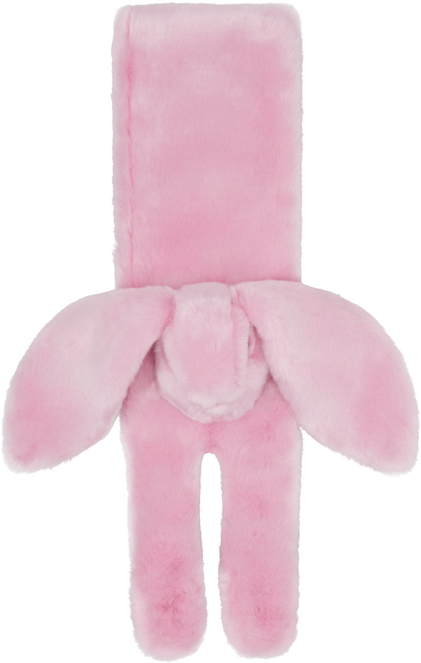 Шарф KENZO Kenzo Bunny Faux-Fur Scarf Рожевий | FF62EW0169FW