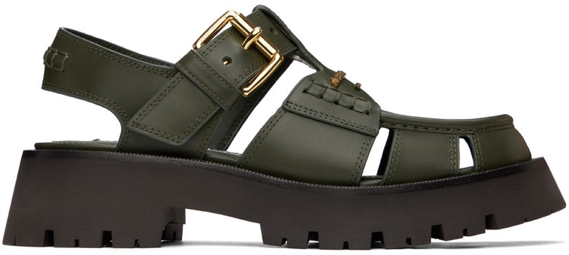 Одяг Alexander Wang Alexander Wang Carter Cage Sandals Зелений | 30224F001