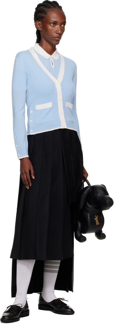 Спідниця Thom Browne Wrap Pleated Midi Skirt чорний | FGCA33C-07962, 3