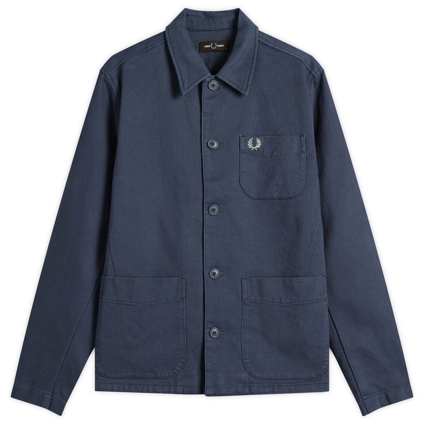Сорочка Fred Perry Bedford Corduroy Overshirt, Size Large Синій | M1701-738