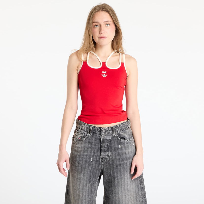 Безрукавка adidas Originals adidas x Avavav Strap Tank Top Червоний | JP4856