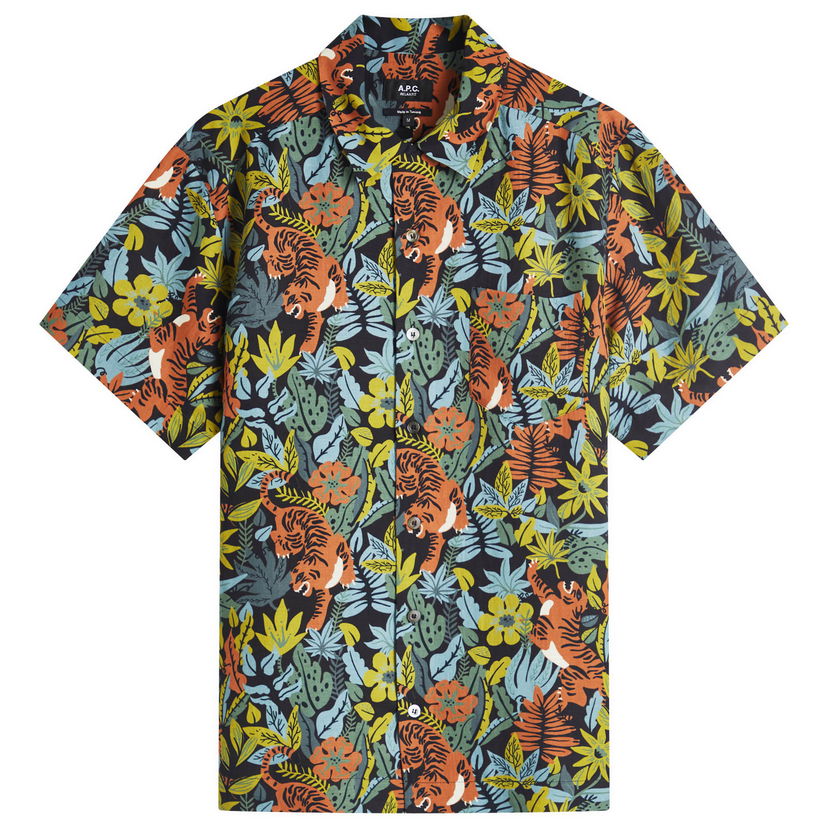 Сорочка A.P.C. A.P.C. Roy Tropical Print Vacation Shirt Різнокольоровий | VIALU-H12608-SAA