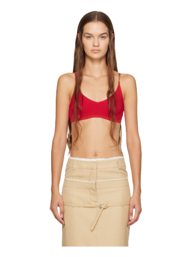 Бюстгальтер Jacquemus Le Raphia 'Le Bandeau Pralu' Camisole Червоний | 23E231KN502-2060