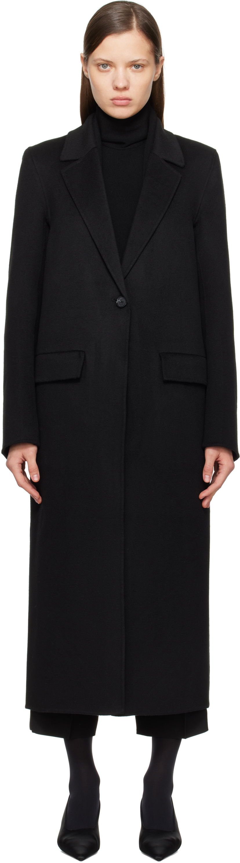 Пальто TOTEME TOTEME Classic Doublé Coat чорний | 251-WRO4725-FB0006