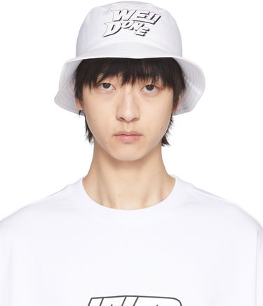 Капелюх We11done We11done Basic Logo Bucket Hat білий | WD-AH1-22-407-U-WH, 0