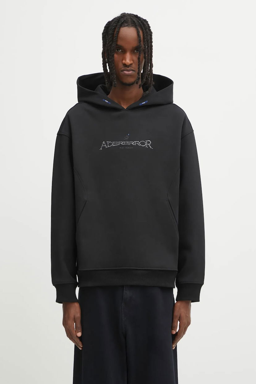 Світшоти ADER ERROR Ader Error Post Human Hoodie чорний | BO01FWHD0101BK