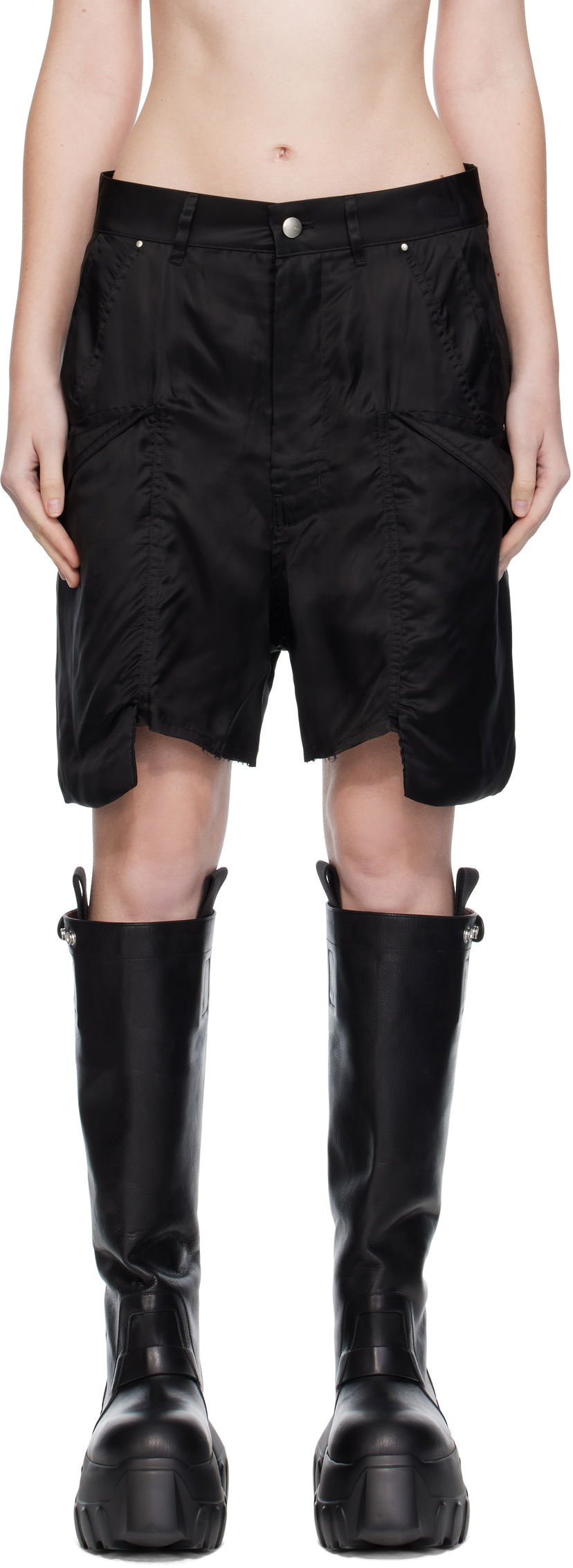 Шорти Rick Owens Rick Owens Stefan Cargo Shorts чорний | RP02E4312 K