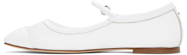 Одяг Aeyde Aeyde Uma Mesh Toe-Cap Ballerina Flats білий | A11-FL-RKLS08FL181-SS25-1020-007, 2