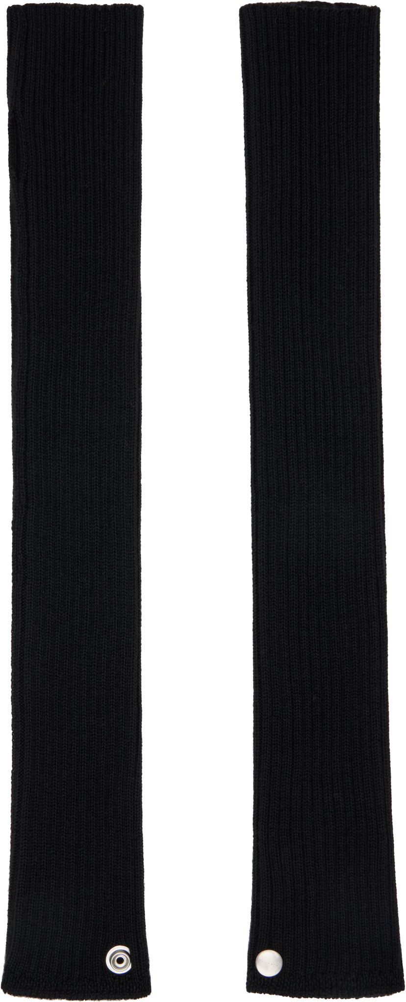 Рукавички Rick Owens Rick Owens Concordians Rasato Knit Arm Warmers чорний | RU02E1488 WS