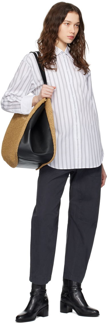 Сорочка rag & bone rag & bone Diana Striped Shirt білий | WAW23HA0224622, 3
