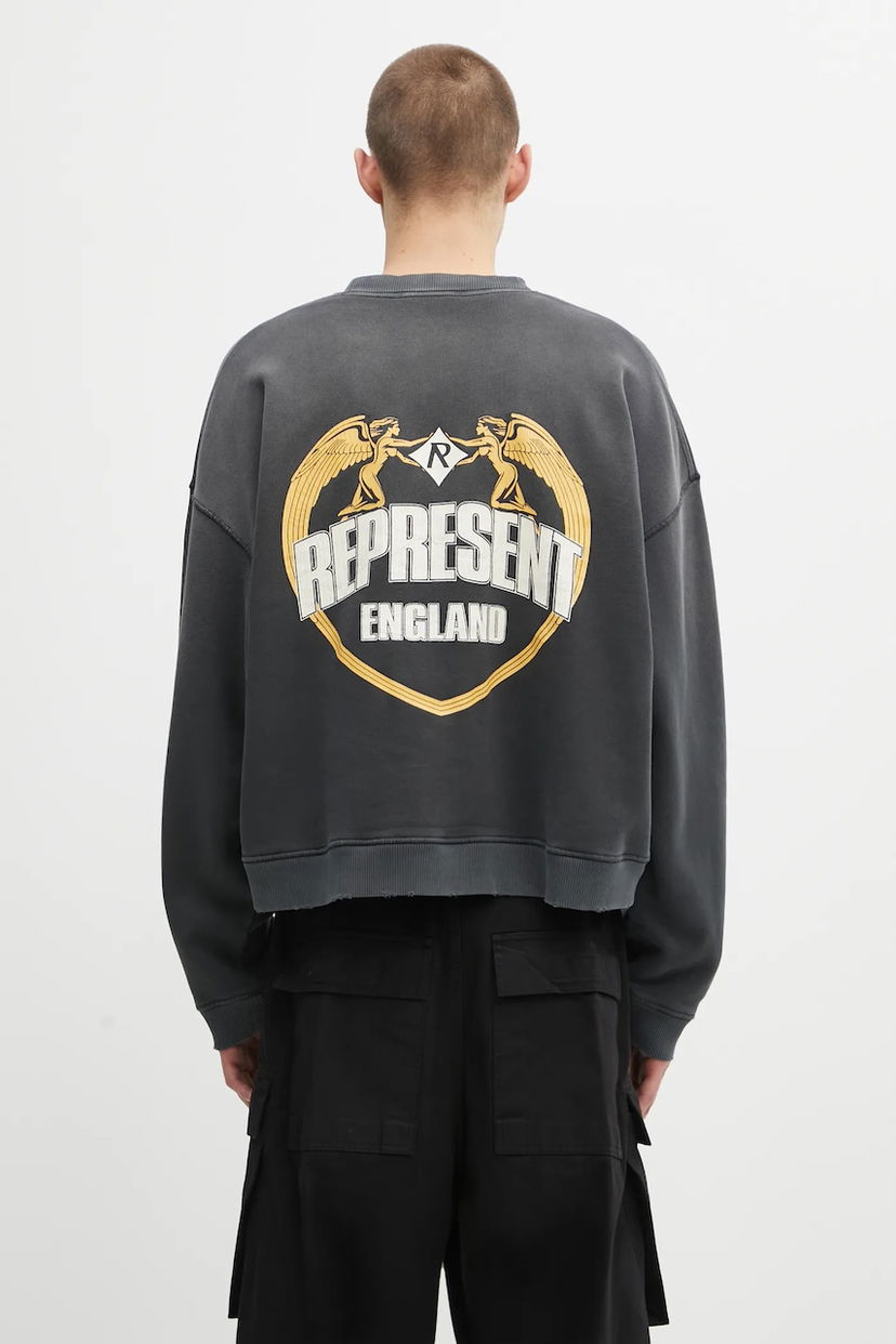 Світшоти Represent Clo Represent Angel Border Graphic Sweatshirt Сірий | MLM100367