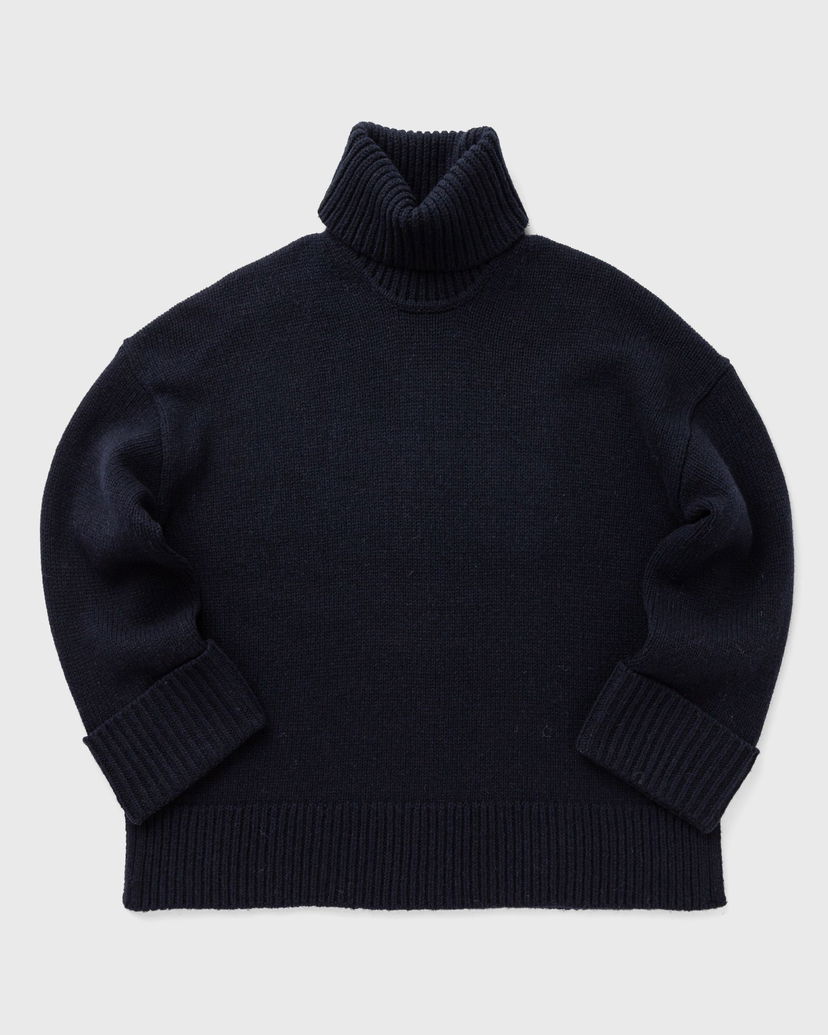 Cветр Samsoe Samsoe Samsøe & Samsøe SAKEIKU Turtleneck Sweater, Size M темно-синій | F24400069-SALUTE