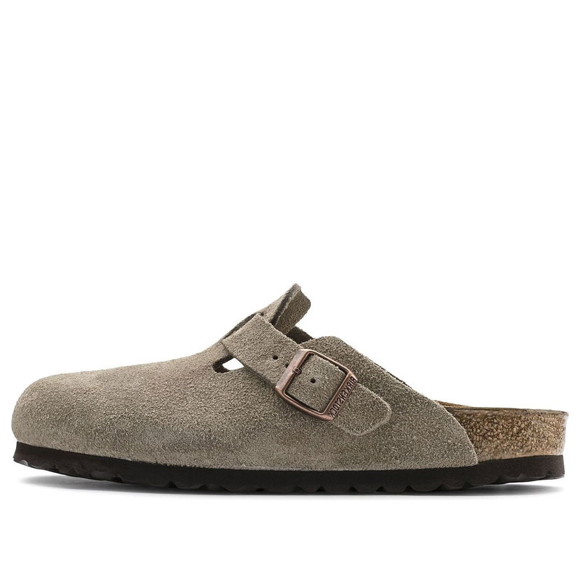 Кросівки та взуття Birkenstock Boston Suede Leather Sandals Сірий | 0060461