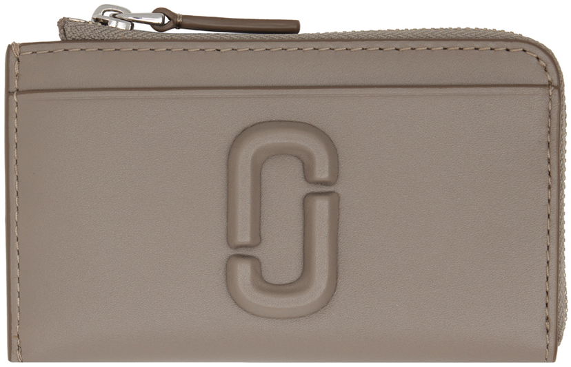 Гаманець Marc Jacobs Marc Jacobs 'The Covered J Marc' Top Zip Wallet Сірий | 2S4SMP008S02