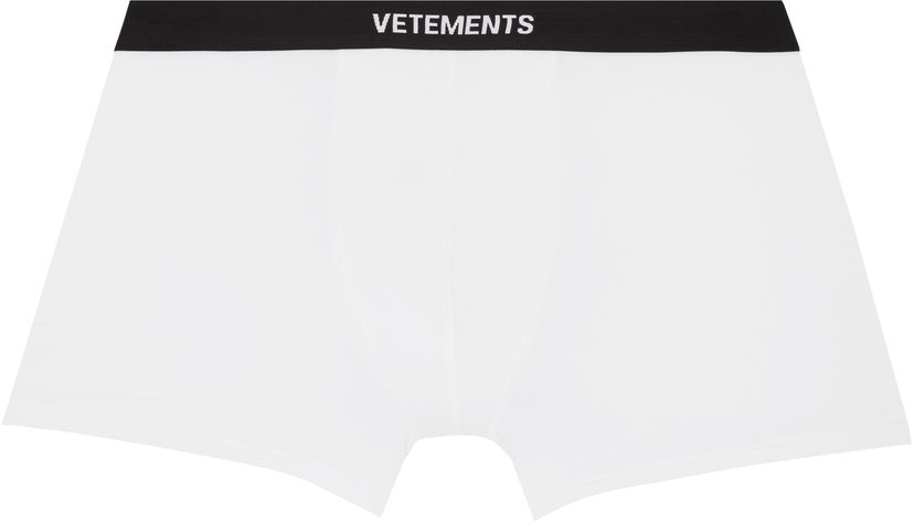 Боксери VETEMENTS Logo Boxer Briefs білий | MH76UN400WB