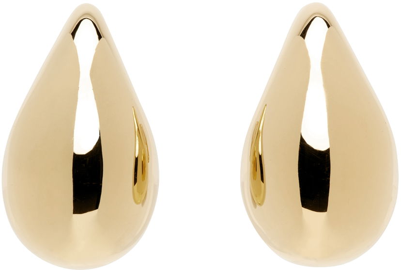 Сережки Bottega Veneta Drop Medium Earrings Металік | 795593 VAHU0