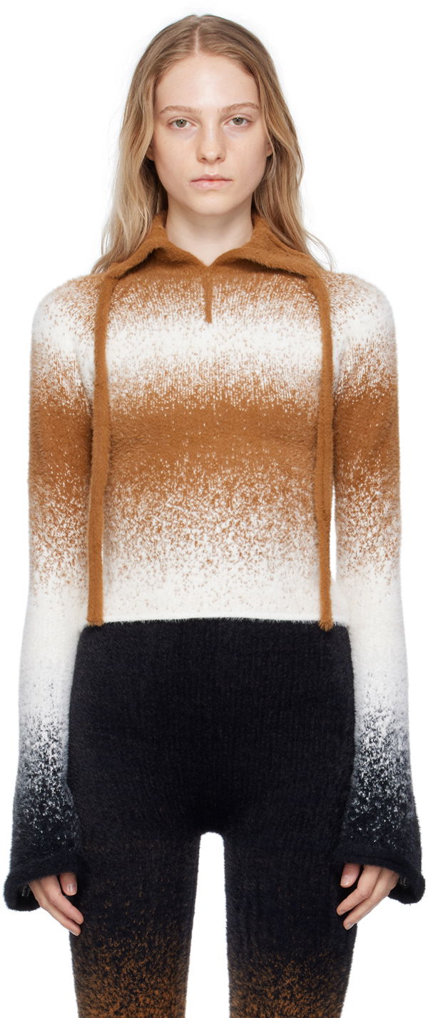 Cветр Ottolinger Ottolinger Gradient Fuzzy Knit Sweater Коричневий | 705902