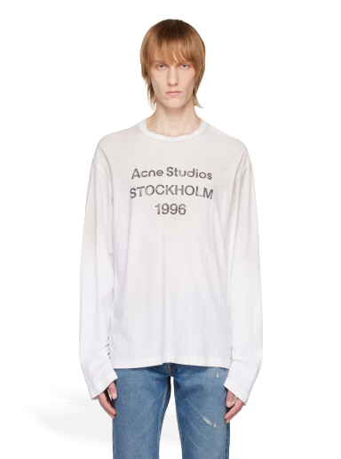 Футболка Acne Studios Printed T-Shirt білий | CL0197-