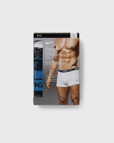 Боксери Nike E-DAY COTTON STRETCH TRUNK 3 PACK Різнокольоровий | 000PKE1008BM7, 1